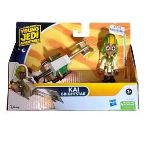 Hasbro‎ Star Wars Young Jedi Adventures Kai Brightstar Figure & Speeder